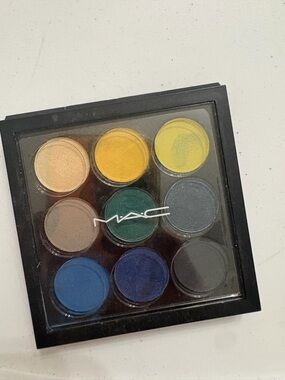 MAC small eye shadow pallet new condition never used RARE discontinued colors